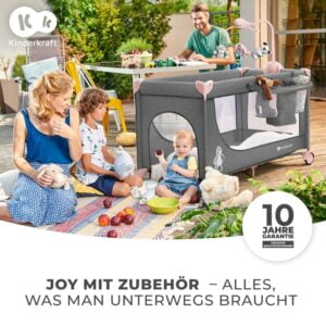 Kinderreisebett mit Zubehör JOY Blau