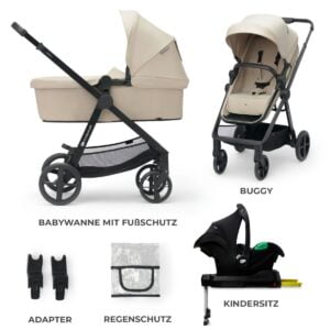 Kinderwagen 4in1 NEWLY Beige