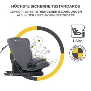 Kinderautositz ONETO3 i-Size  Grau