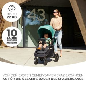 Kinderwagen RINE Grün