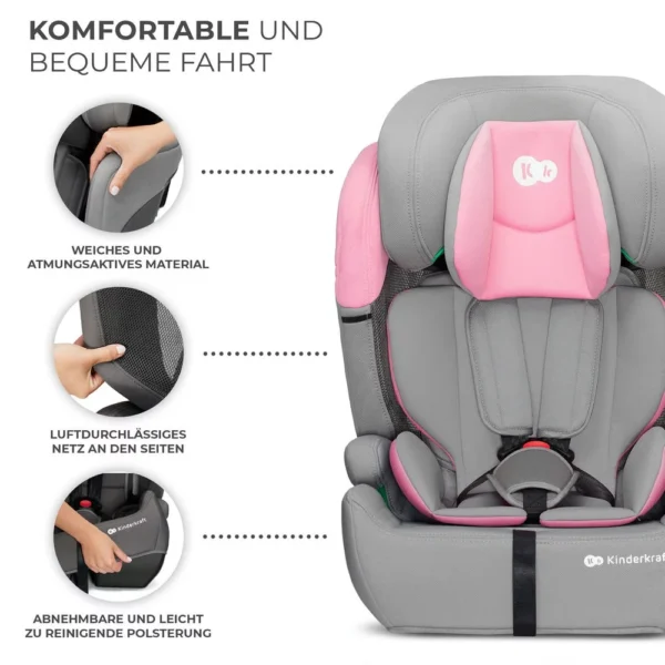 Kinderautositz COMFORT UP i-size Rosa – Bild 9