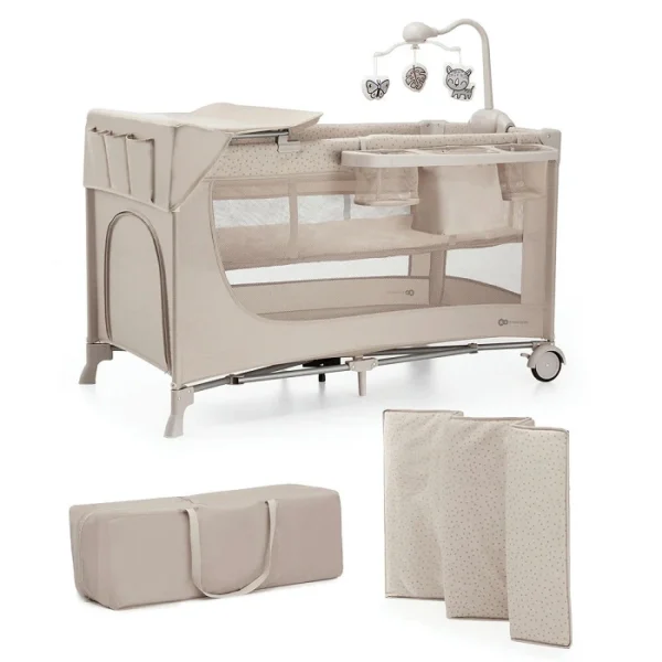 Kinderreisebett mit Zubehör JOY2 3in1 - Beige