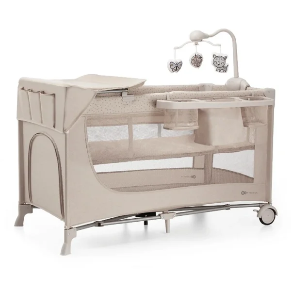 Kinderreisebett mit Zubehör JOY2 3in1 - Beige – Bild 12
