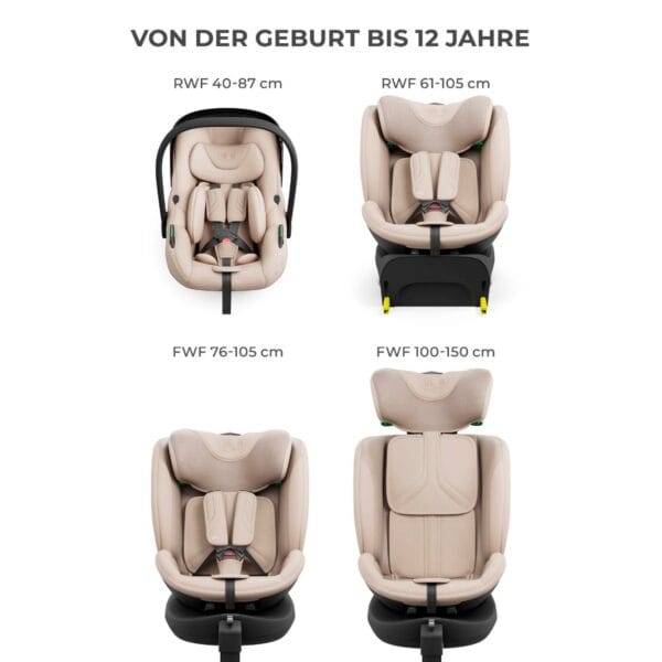 Kindersitz ENDURA SAFE Modular System - Beige – Bild 3
